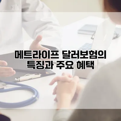 메트라이프 달러보험의 특징과 주요 혜택