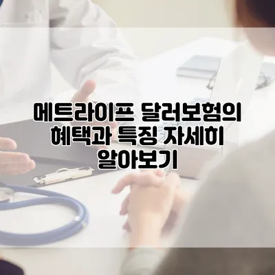 메트라이프 달러보험의 혜택과 특징 자세히 알아보기