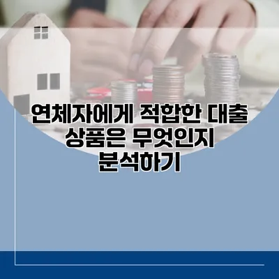 연체자에게 적합한 대출 상품은 무엇인지 분석하기