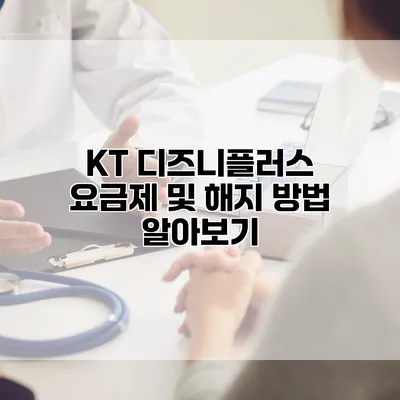 KT 디즈니플러스 요금제 및 해지 방법 알아보기
